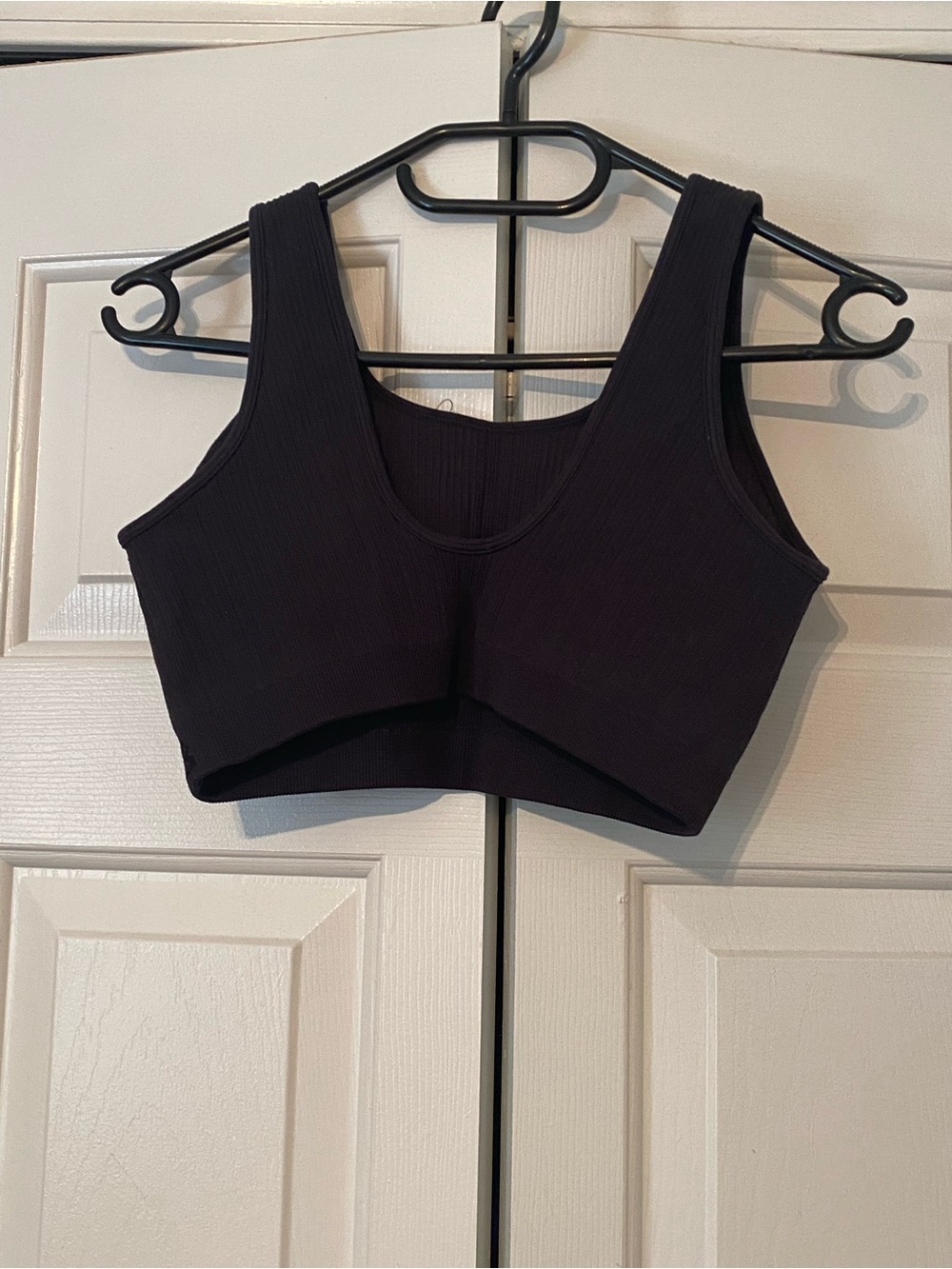 BuffBunny Black Ribbed bra - Picture 5 of 5
